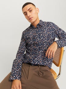Jack & Jones Komfortiškas kirpimas Marškiniai -Night Sky - 12251006