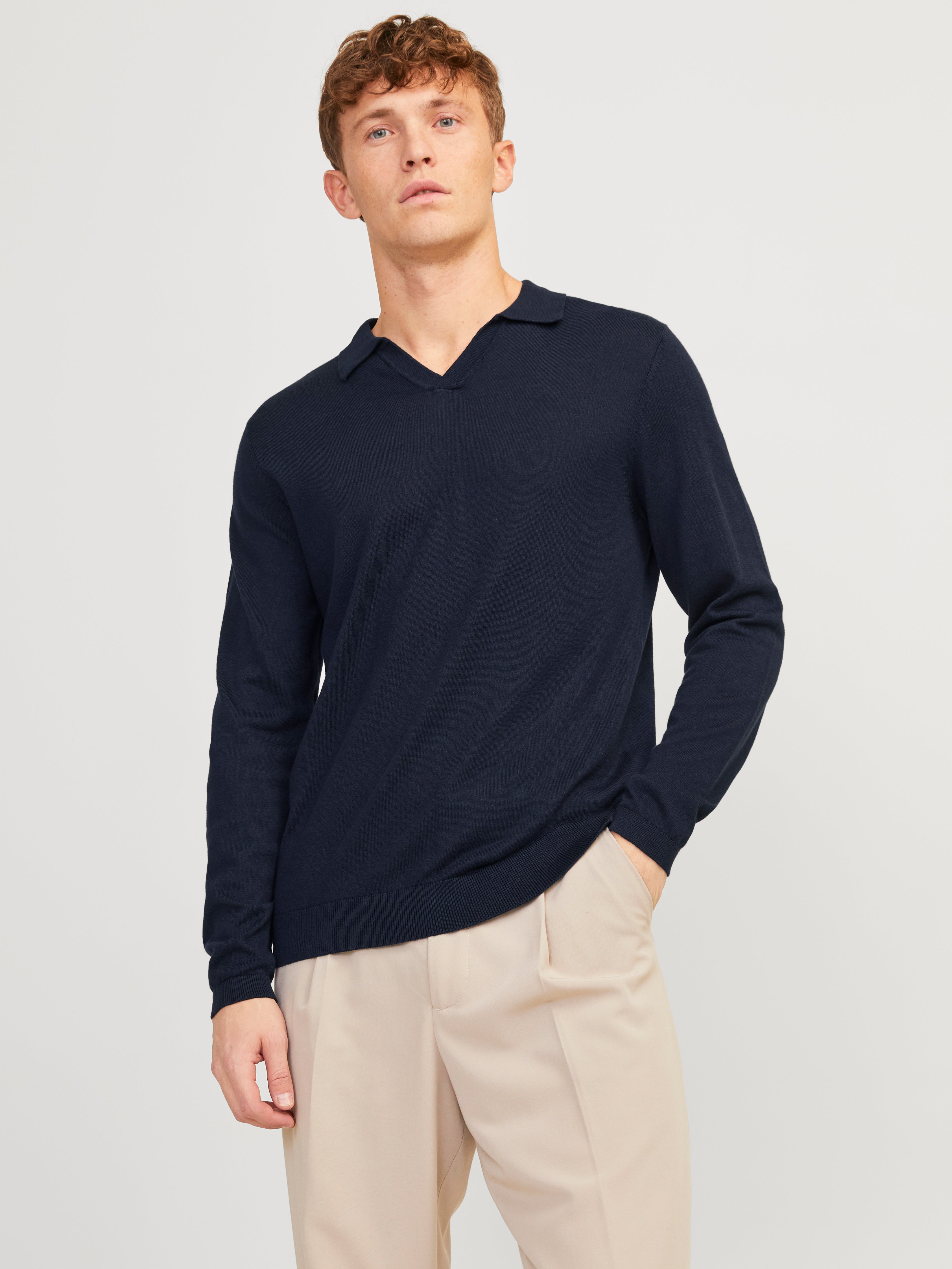 Jack & Jones Pull en maille à col rond - 12251018