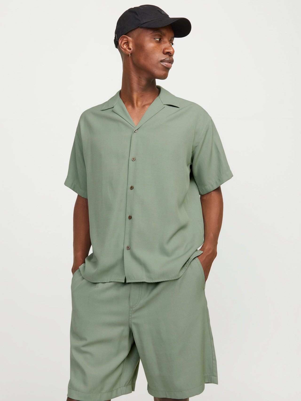 Jack & Jones Camisa Relaxed Fit -Lily Pad - 12251027