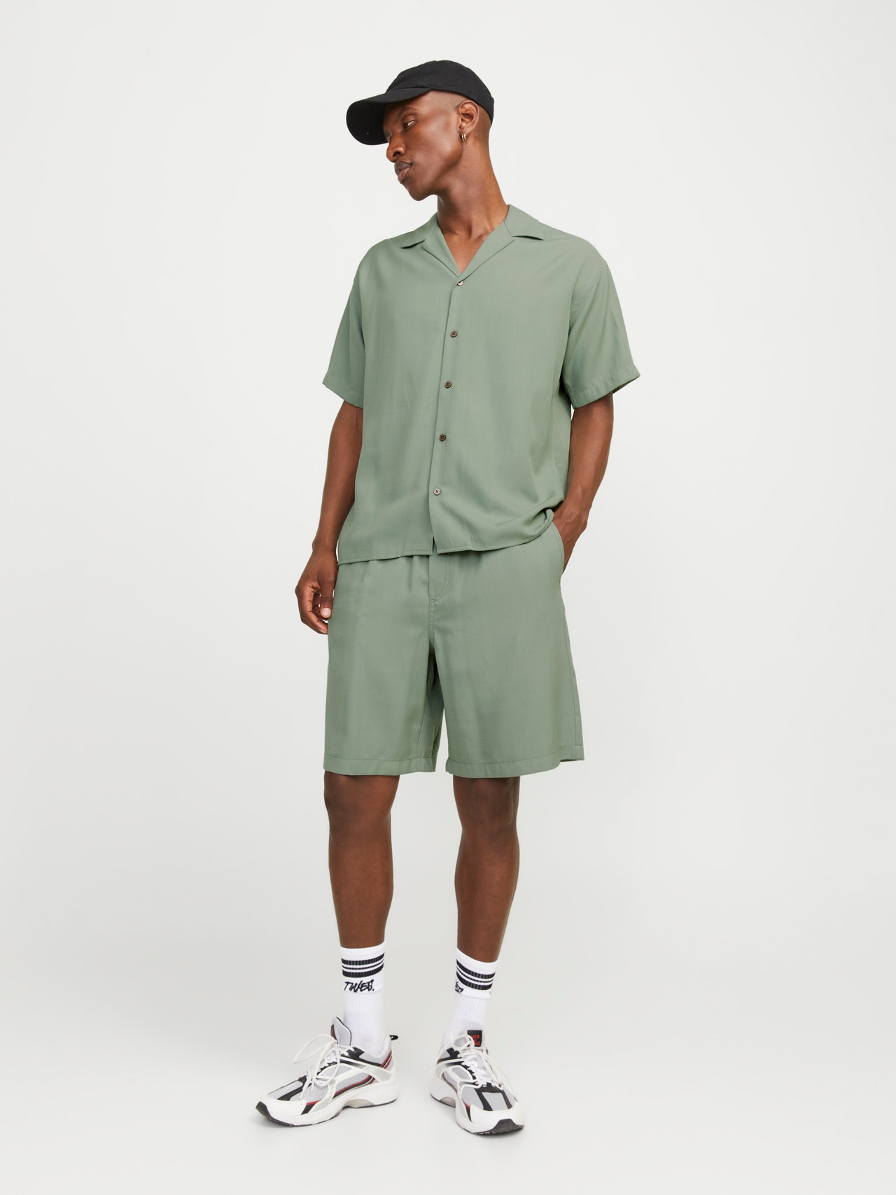 Jack & Jones Camisa Relaxed Fit -Lily Pad - 12251027