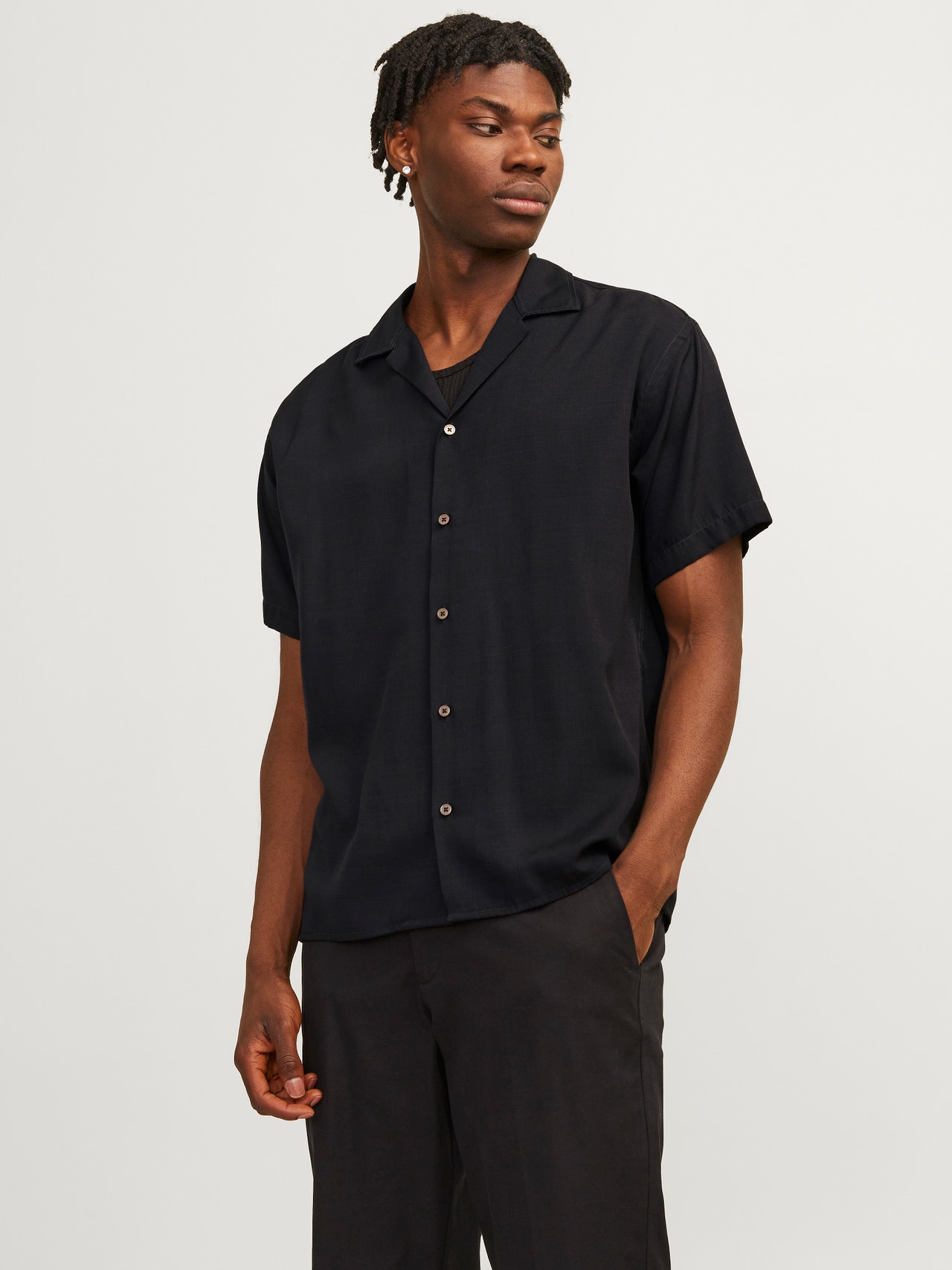 Jack & Jones Camicia Relaxed Fit -Black Onyx - 12251027