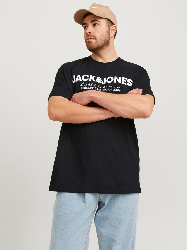 Jack & Jones Plus Size Trükitud T-shirt - 12251052