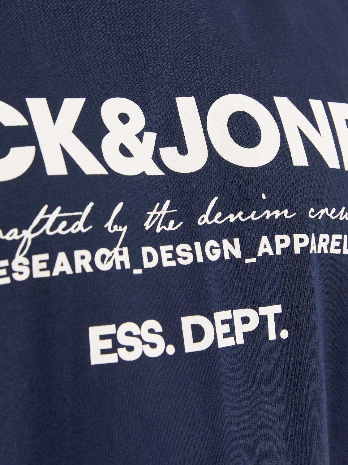 Dunkelblau | | T-shirt Size & Jack Gedruckt Jones® Plus