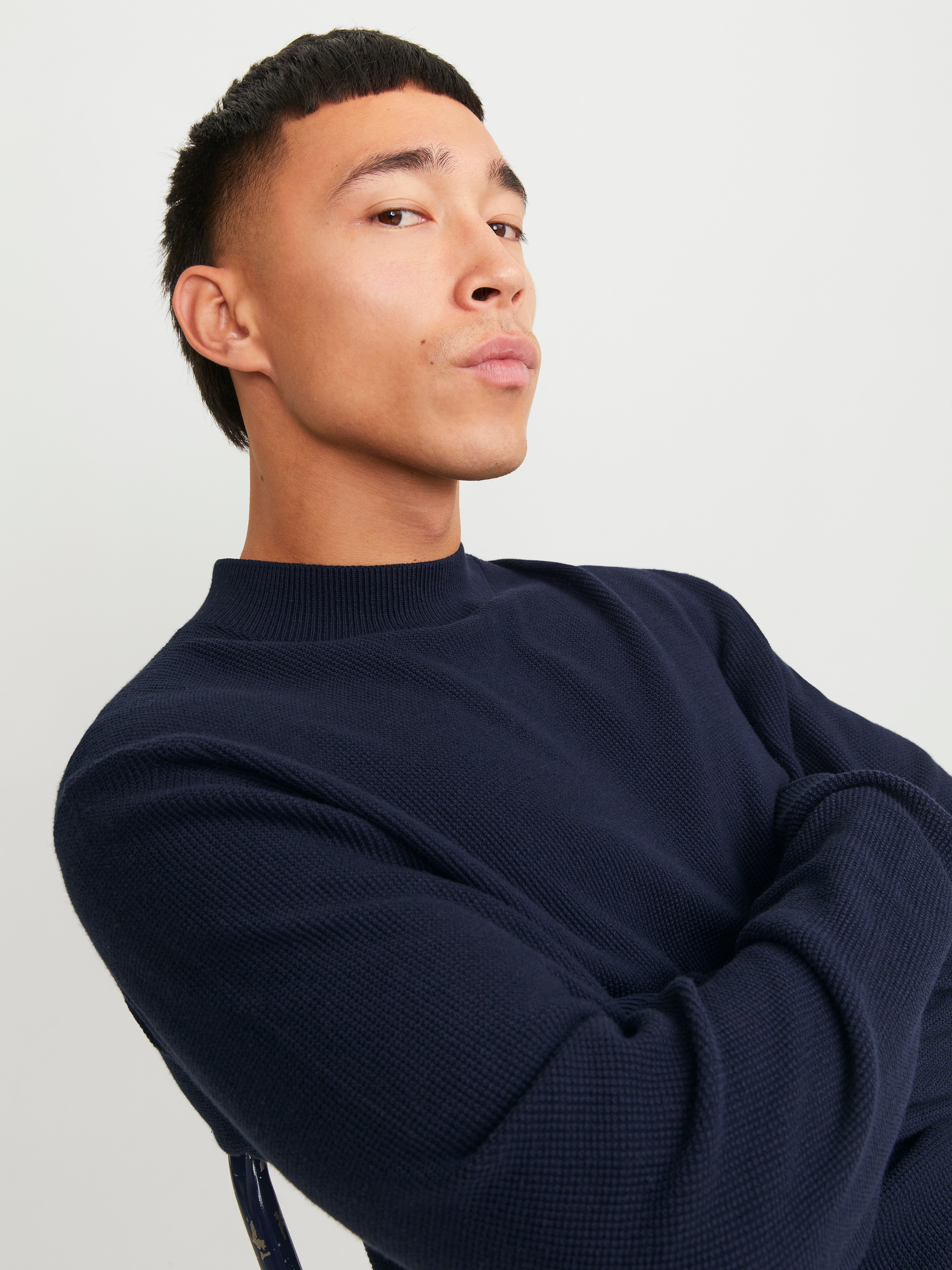 Jack & Jones Plain Crew Neck Jumper - 12251057