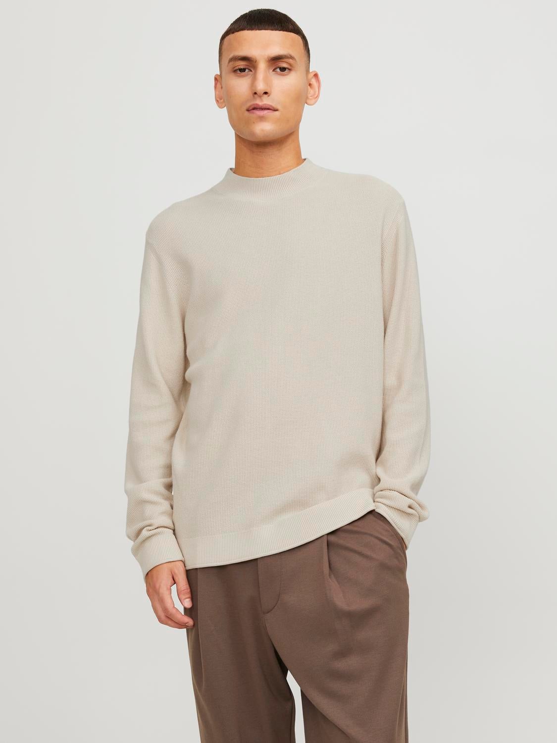 Mock v neck outlet jumper