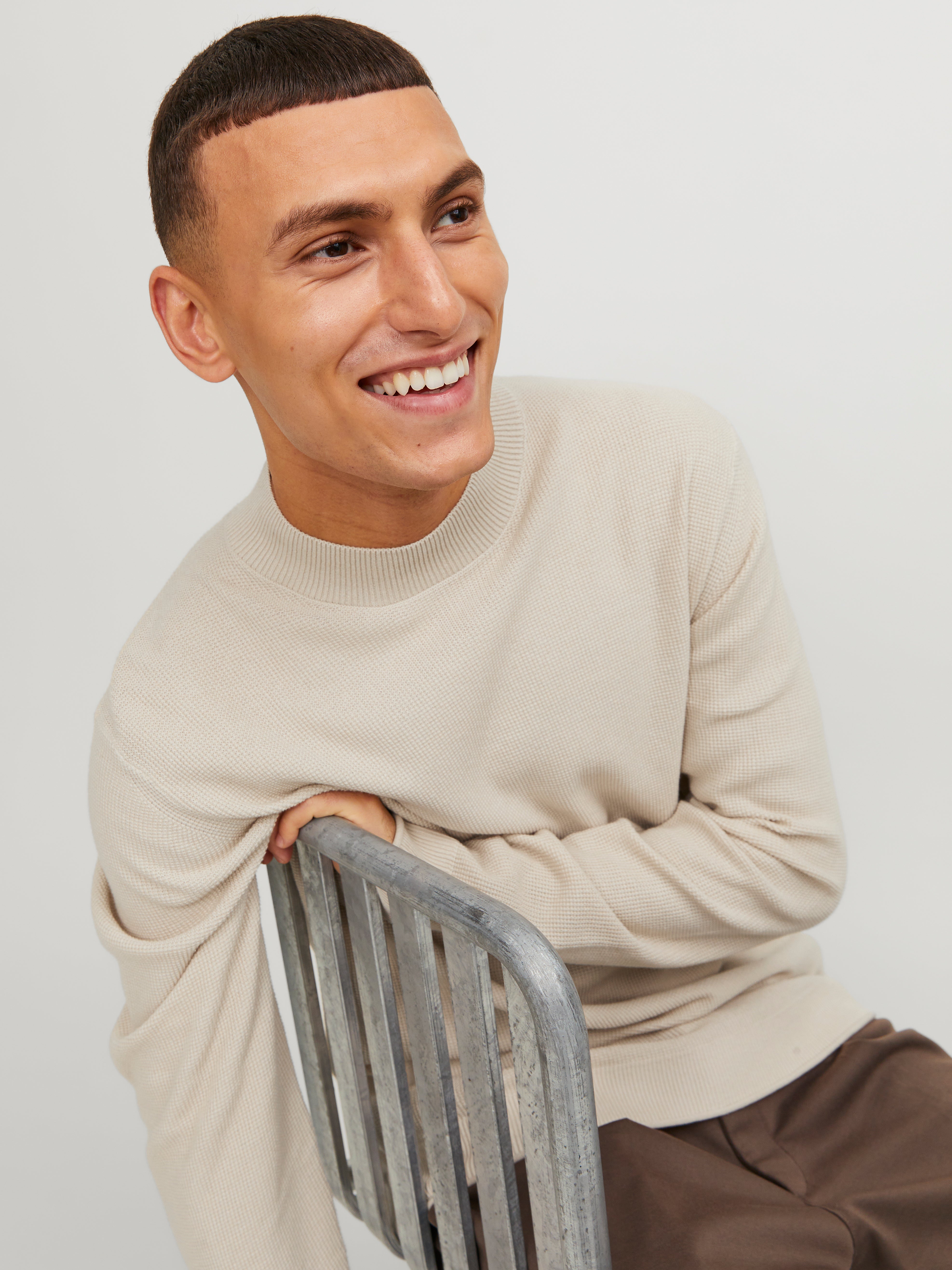 Jack & Jones Plain Crew Neck Jumper - 12251057