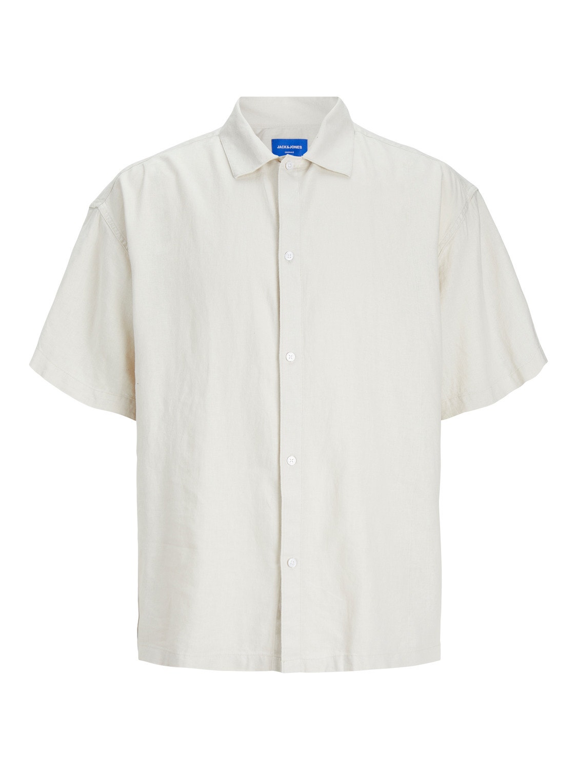 Jack & Jones Wide Fit Shirt -Moonbeam - 12251074
