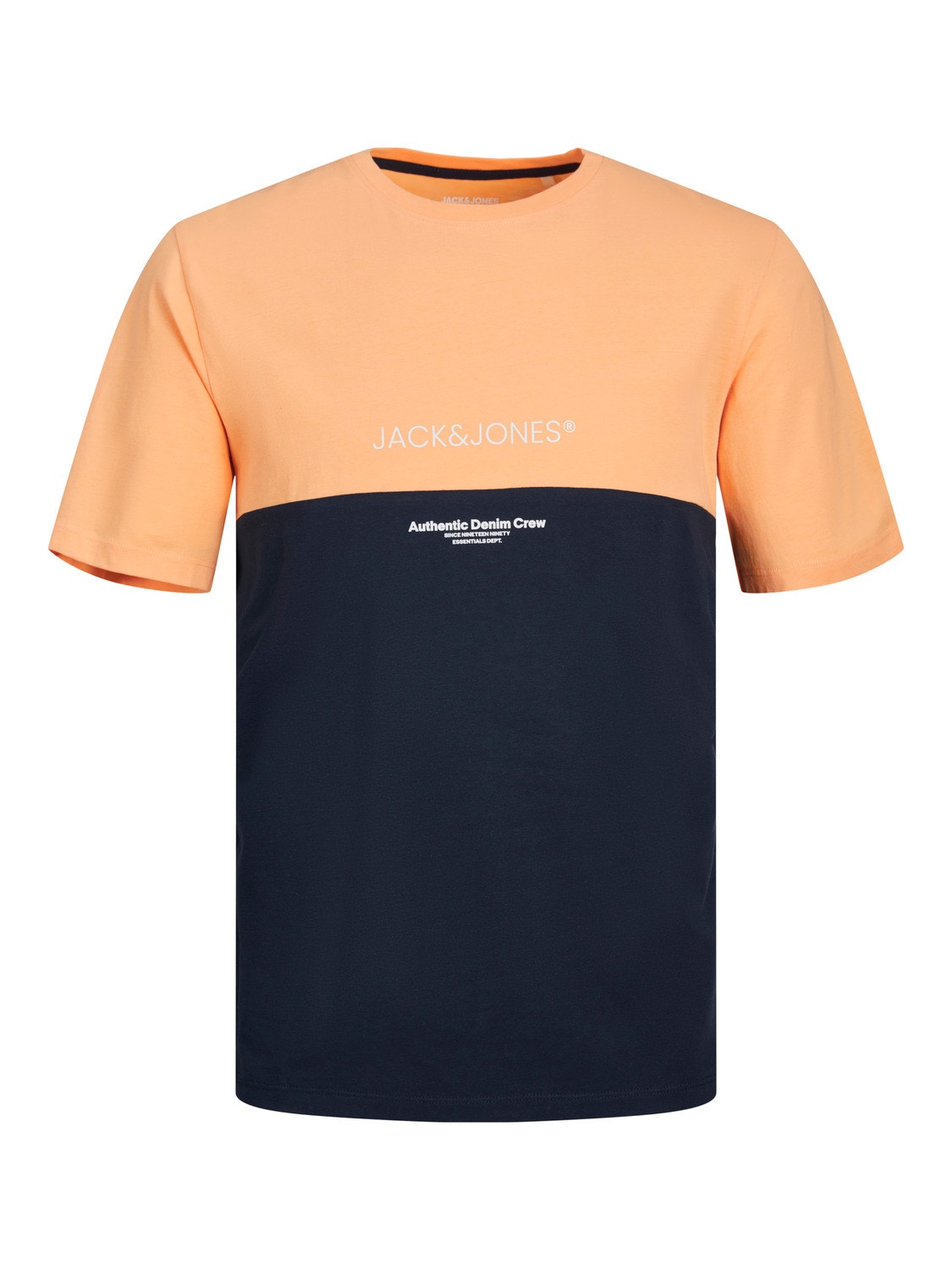 Jack & Jones Poikien Väriblokki T-paita -Apricot Ice  - 12251083