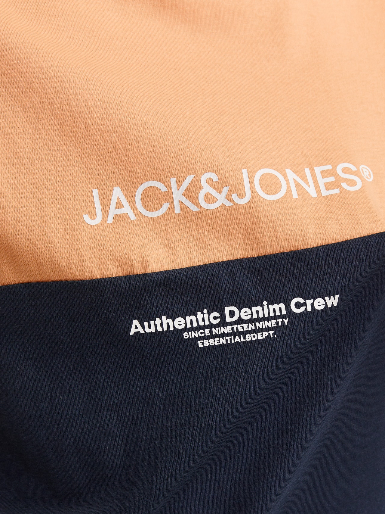 Jack & Jones Spalvų blokai Marškinėliai For boys -Apricot Ice  - 12251083