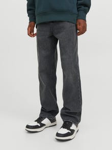 Jack & Jones JJICHRIS JJORIGINAL MF 845 Relaxed Fit Jeans Voor jongens -Black Denim - 12251085