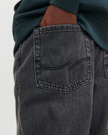 Jack & Jones JJICHRIS JJORIGINAL MF 845 Relaxed Fit Jeans For boys -Black Denim - 12251085