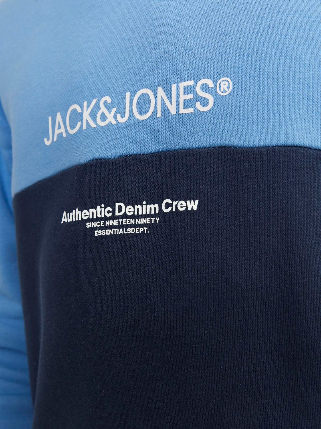 Jack & Jones Colour Blocking Kapuzenpullover Für jungs -Pacific Coast - 12251086