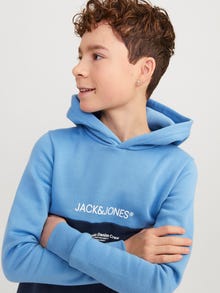 Jack & Jones Blokkfarge Hettegenser For gutter -Pacific Coast - 12251086