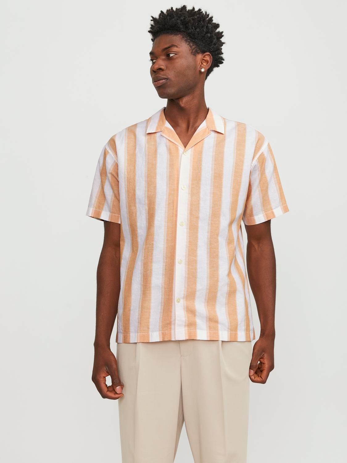 Jack & Jones Camicia Relaxed Fit -Peach Caramel - 12251116