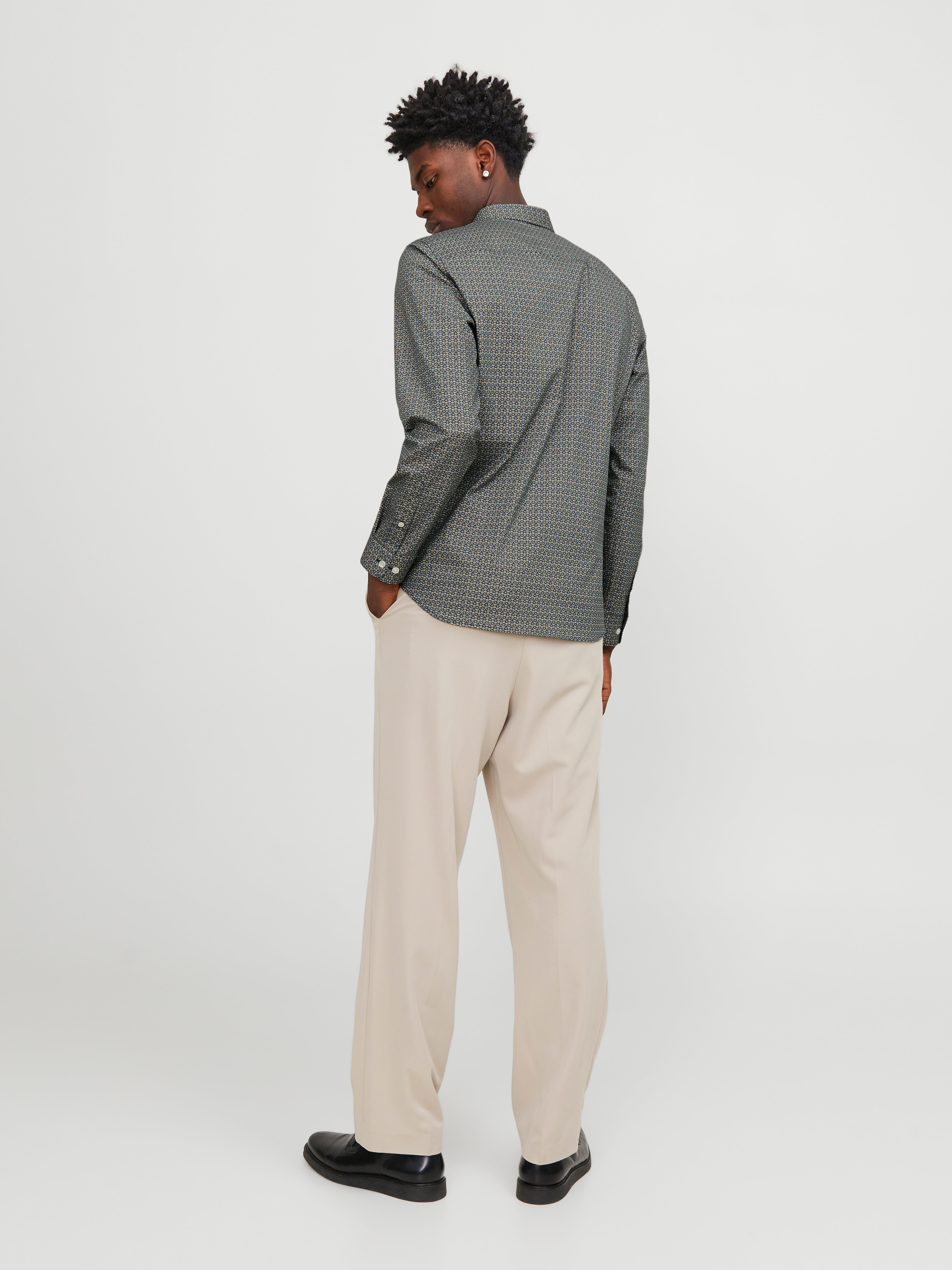 Camicia Jack &amp; Jones Slim Fit - Uomo, Cotone E Poliestere, Design Elegante Per Occasioni Speciali