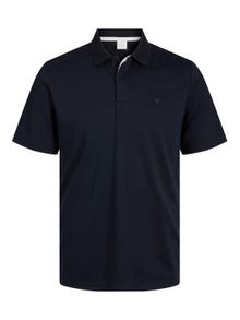 Jack & Jones Bez vzoru Polo límec Tričko -Night Sky - 12251180