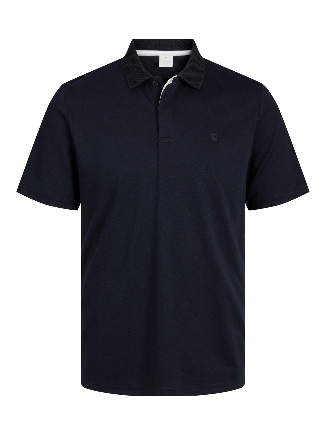 Jack & Jones Einfarbig Polo T-shirt -Night Sky - 12251180
