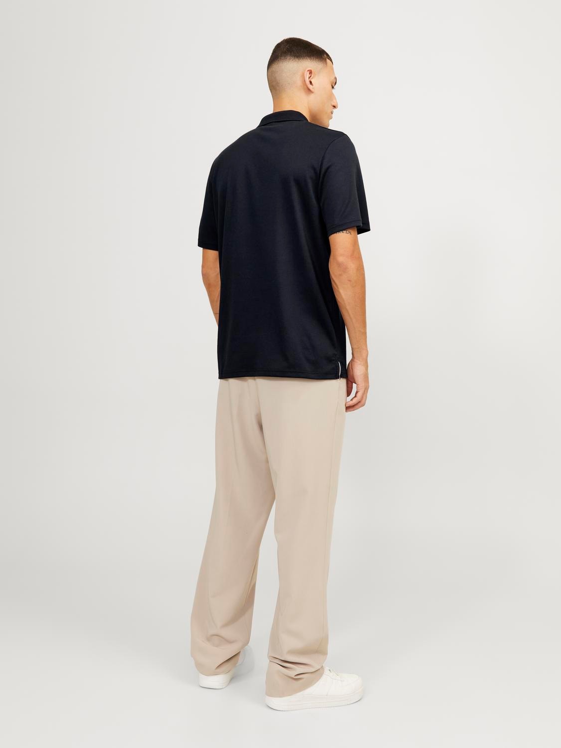 Jack & Jones Einfarbig Polo T-shirt -Night Sky - 12251180