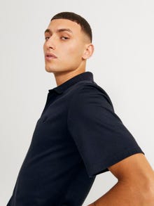 Jack & Jones Bez vzoru Polo límec Tričko -Night Sky - 12251180