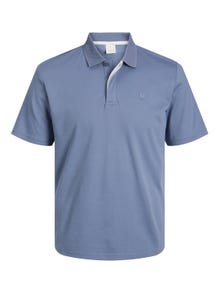 Jack & Jones Enfärgat Polo T-shirt -Troposphere - 12251180