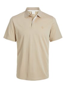 Jack & Jones Plain Polo Polo -Fields Of Rye - 12251180