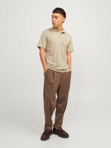 Jack & Jones Plain Polo Polo -Fields Of Rye - 12251180