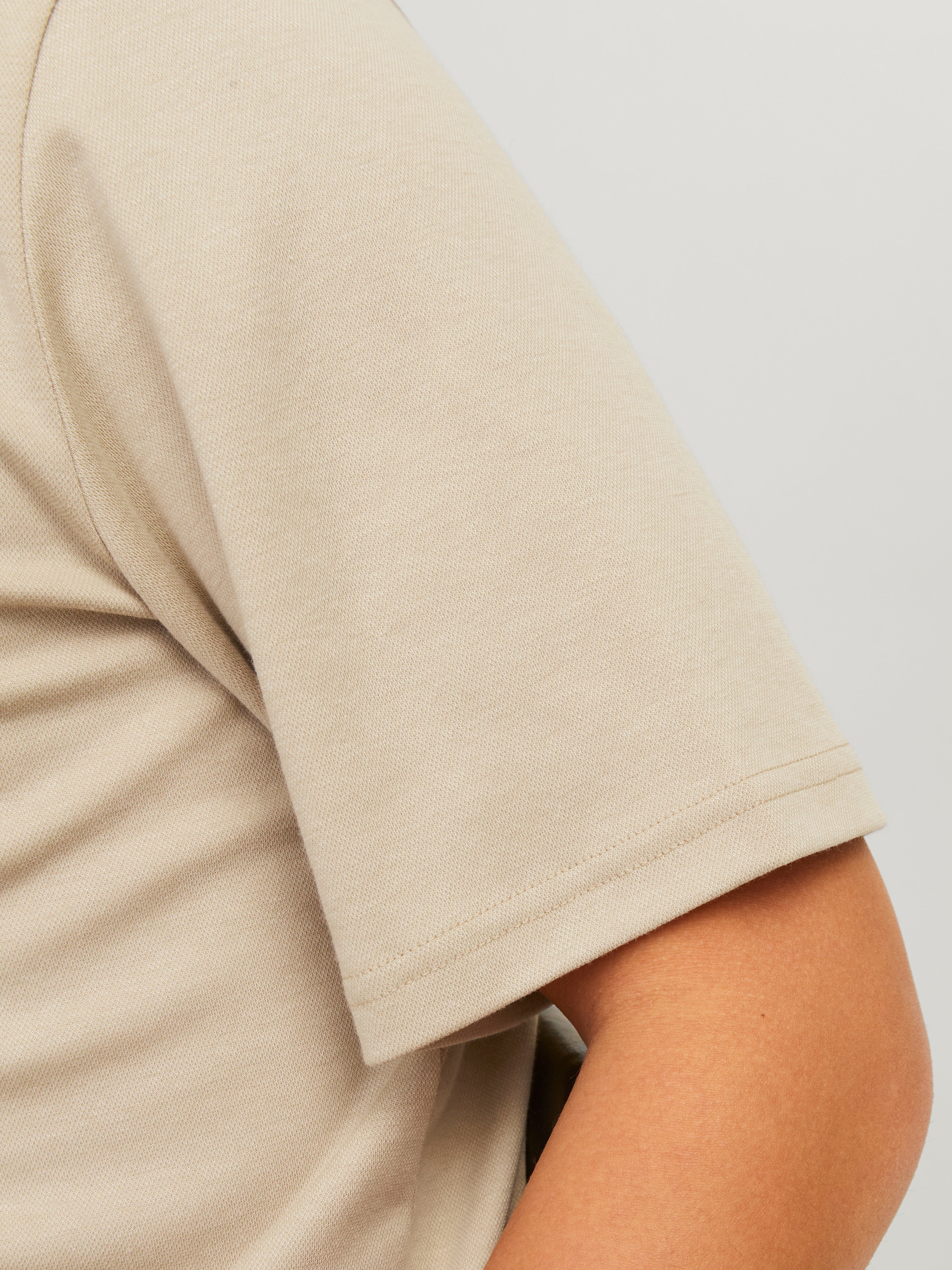 Jack & Jones Plain Polo Polo -Fields Of Rye - 12251180