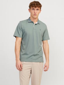Jack & Jones Einfarbig Polo T-shirt -Lily Pad - 12251180