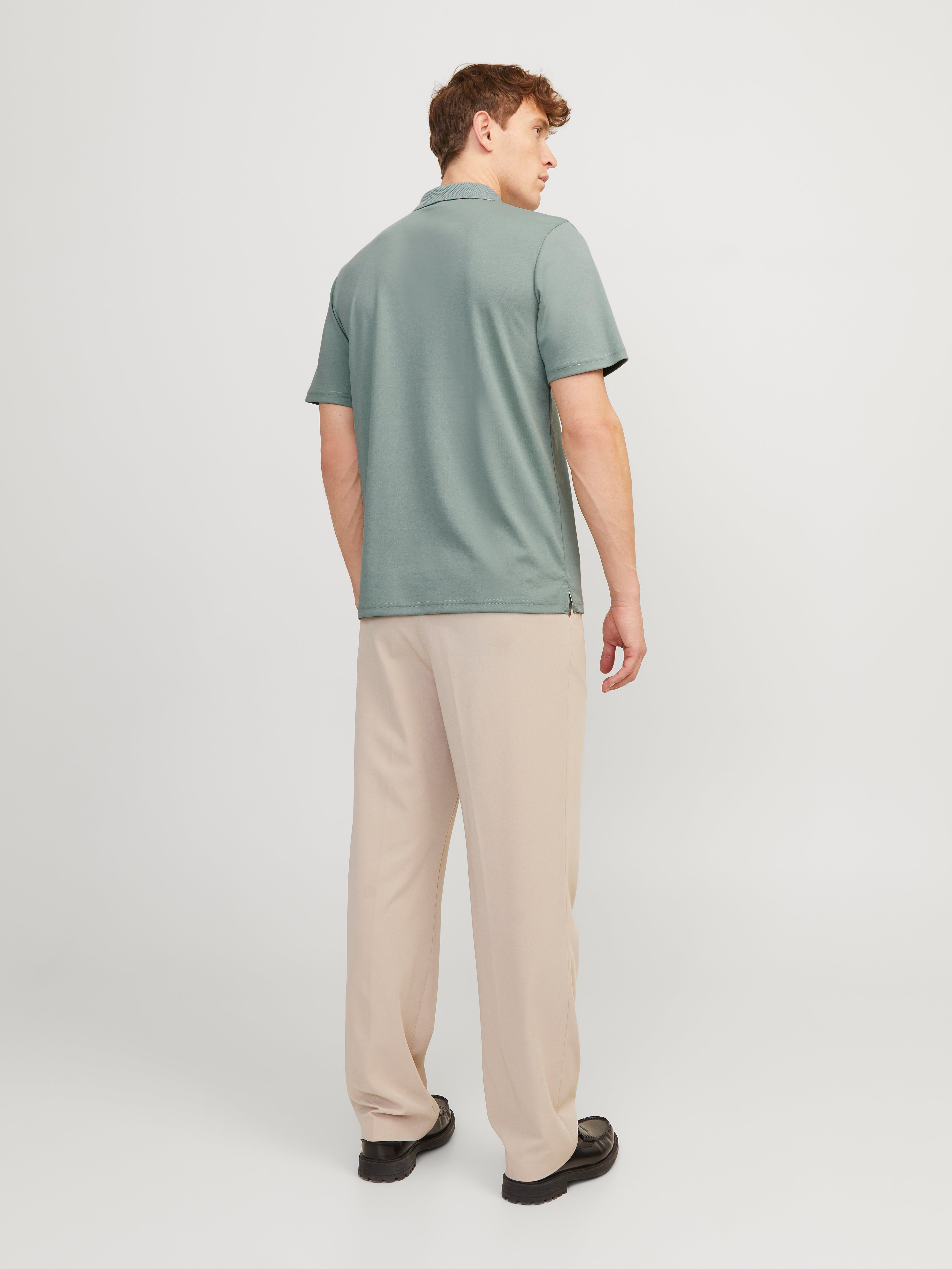 Jack & Jones Plain Polo Polo -Lily Pad - 12251180