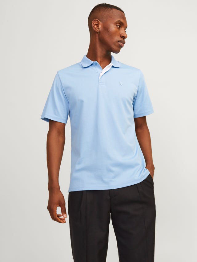 Jack & Jones Bez vzoru Polo límec Tričko - 12251180