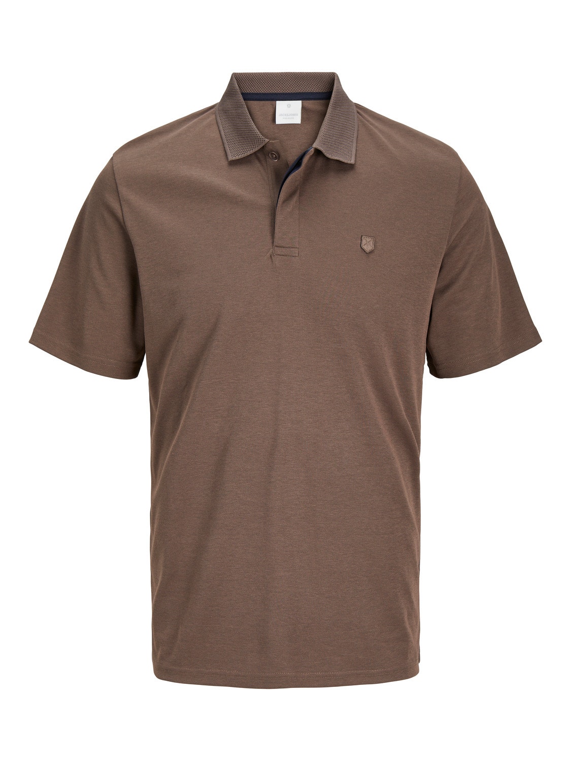 Jack & Jones Camiseta Liso Polo -Coffee Quartz - 12251180