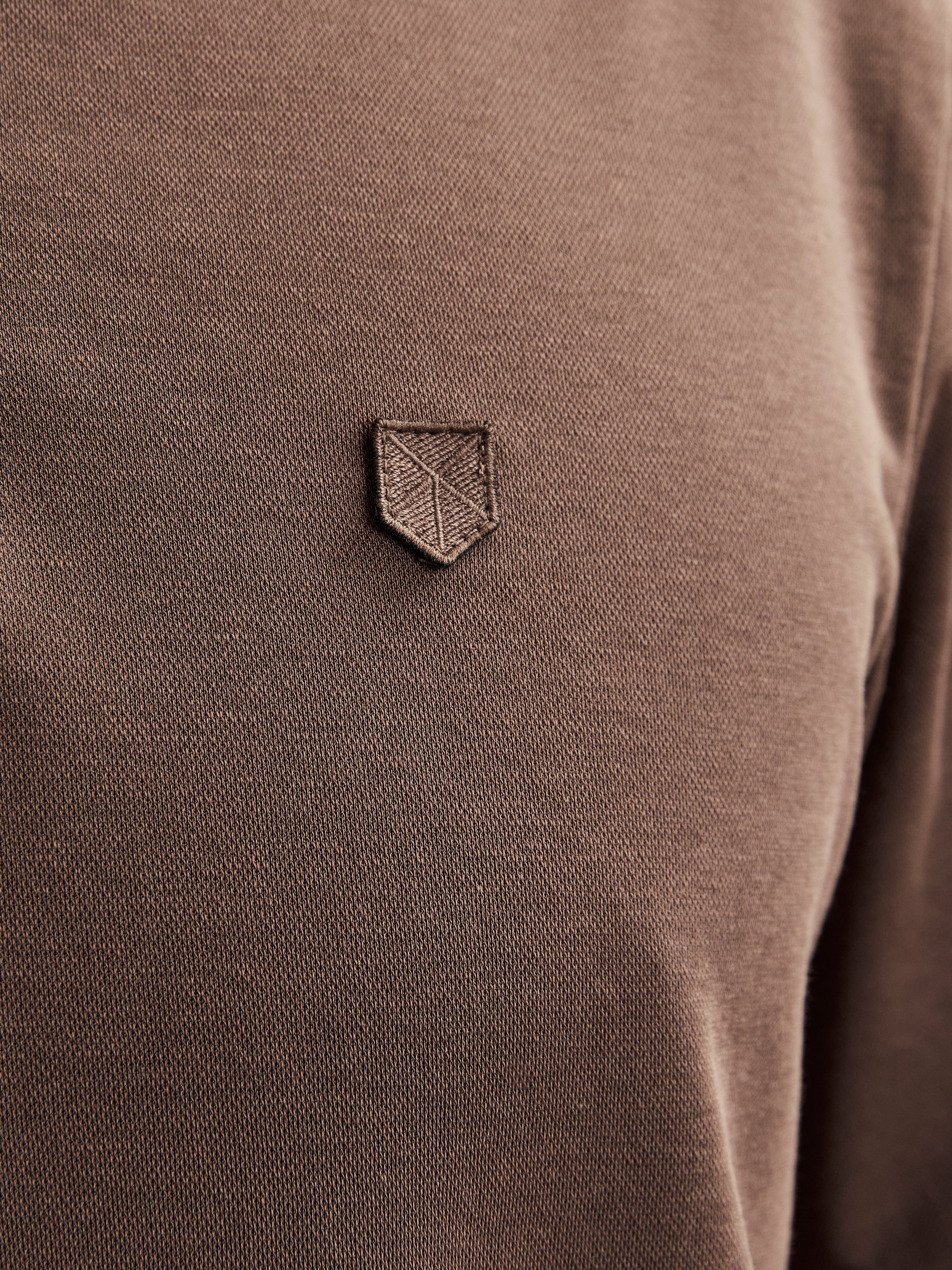 Jack & Jones Plain Polo Polo -Coffee Quartz - 12251180