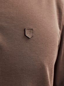 Jack & Jones Ühevärviline Polo T-särk -Coffee Quartz - 12251180