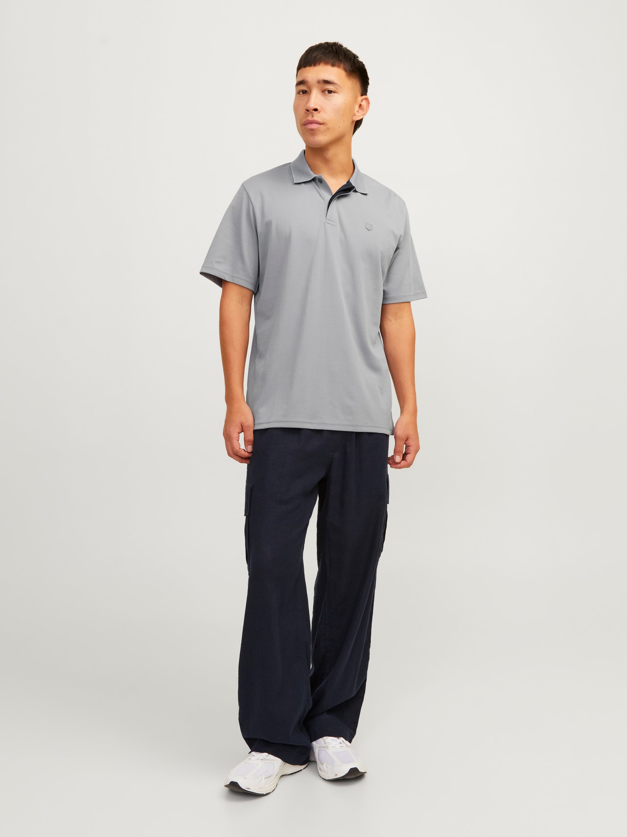 Jack & Jones Bez vzoru Polo límec Tričko -Weathervane - 12251180