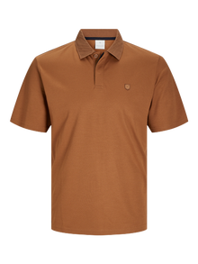 Jack & Jones Vienspalvis Polo kaklas Marškinėliai -Nuthatch - 12251180