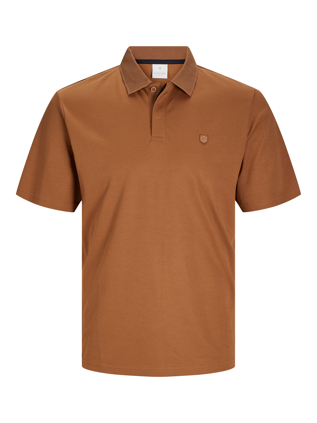 Jack & Jones Vienspalvis Polo kaklas Marškinėliai -Nuthatch - 12251180