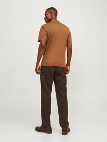 Jack & Jones Einfarbig Polo T-shirt -Nuthatch - 12251180