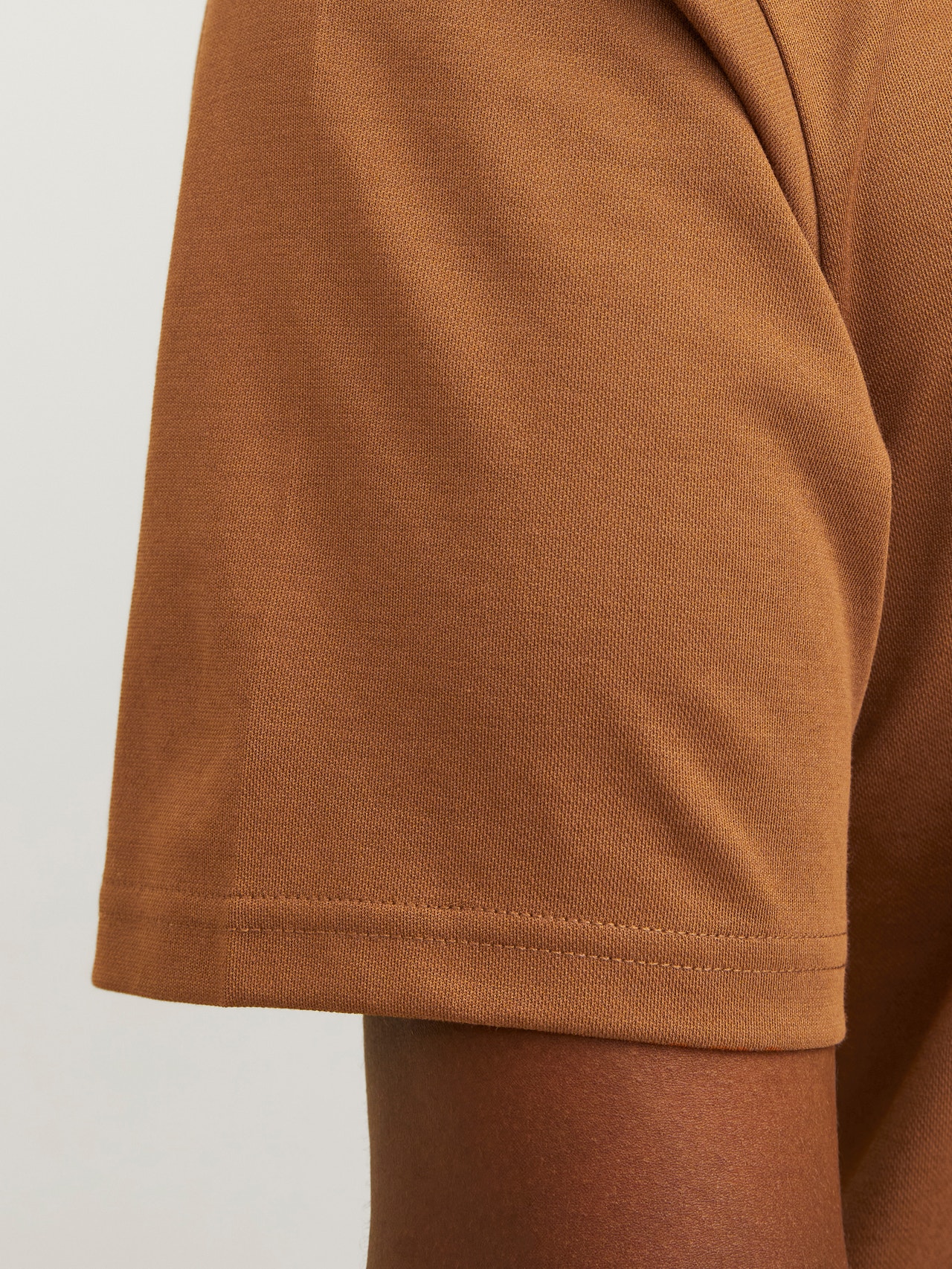 Jack & Jones Ensfarvet Polo T-shirt -Nuthatch - 12251180