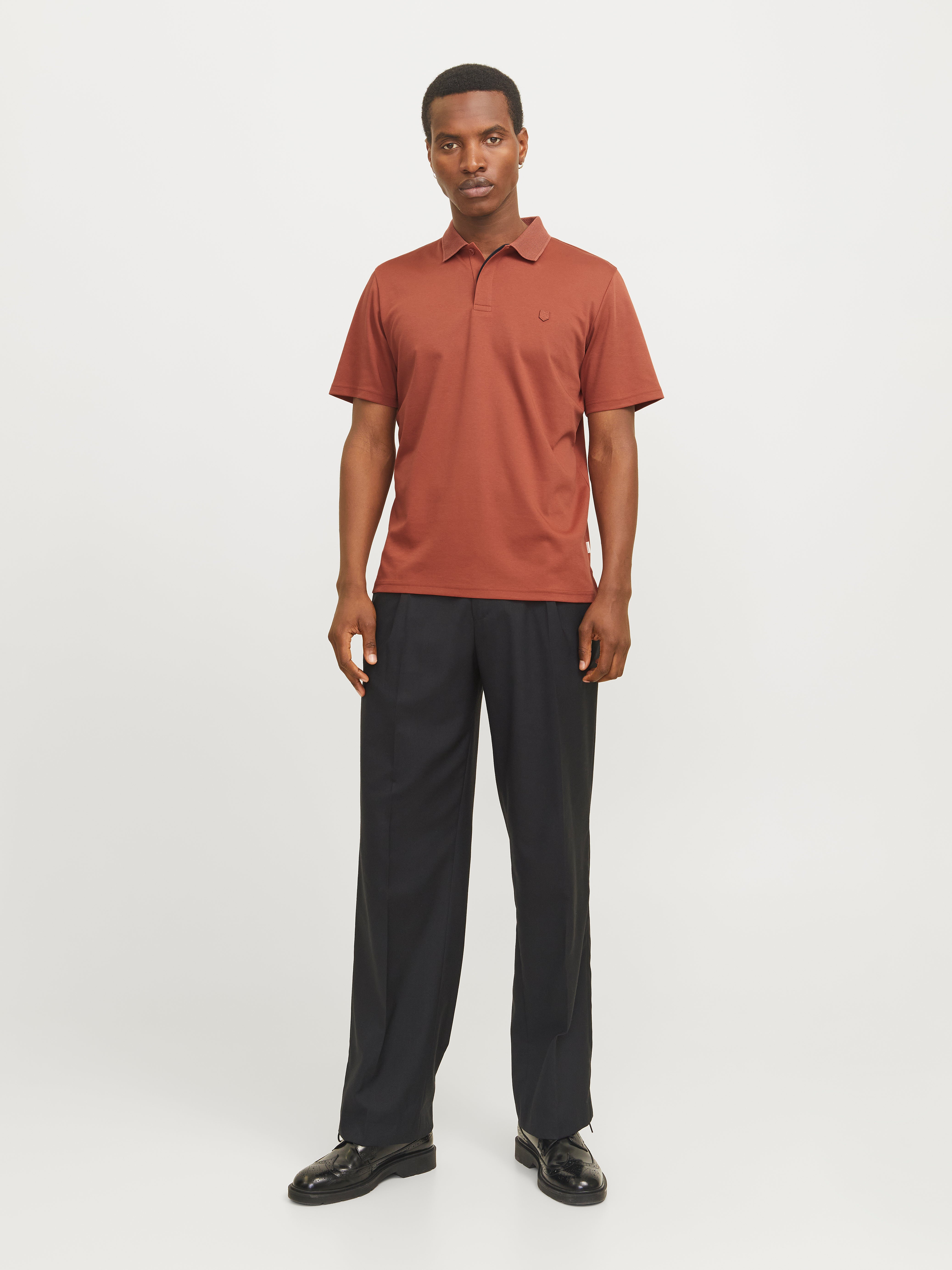 Thumbnail - Einfarbig Poloshirt