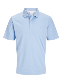 Jack & Jones Vienspalvis Marškininė apykaklė Polo -Chambray Blue - 12251180