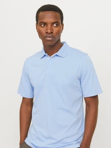 Jack & Jones Vienspalvis Marškininė apykaklė Polo -Chambray Blue - 12251180