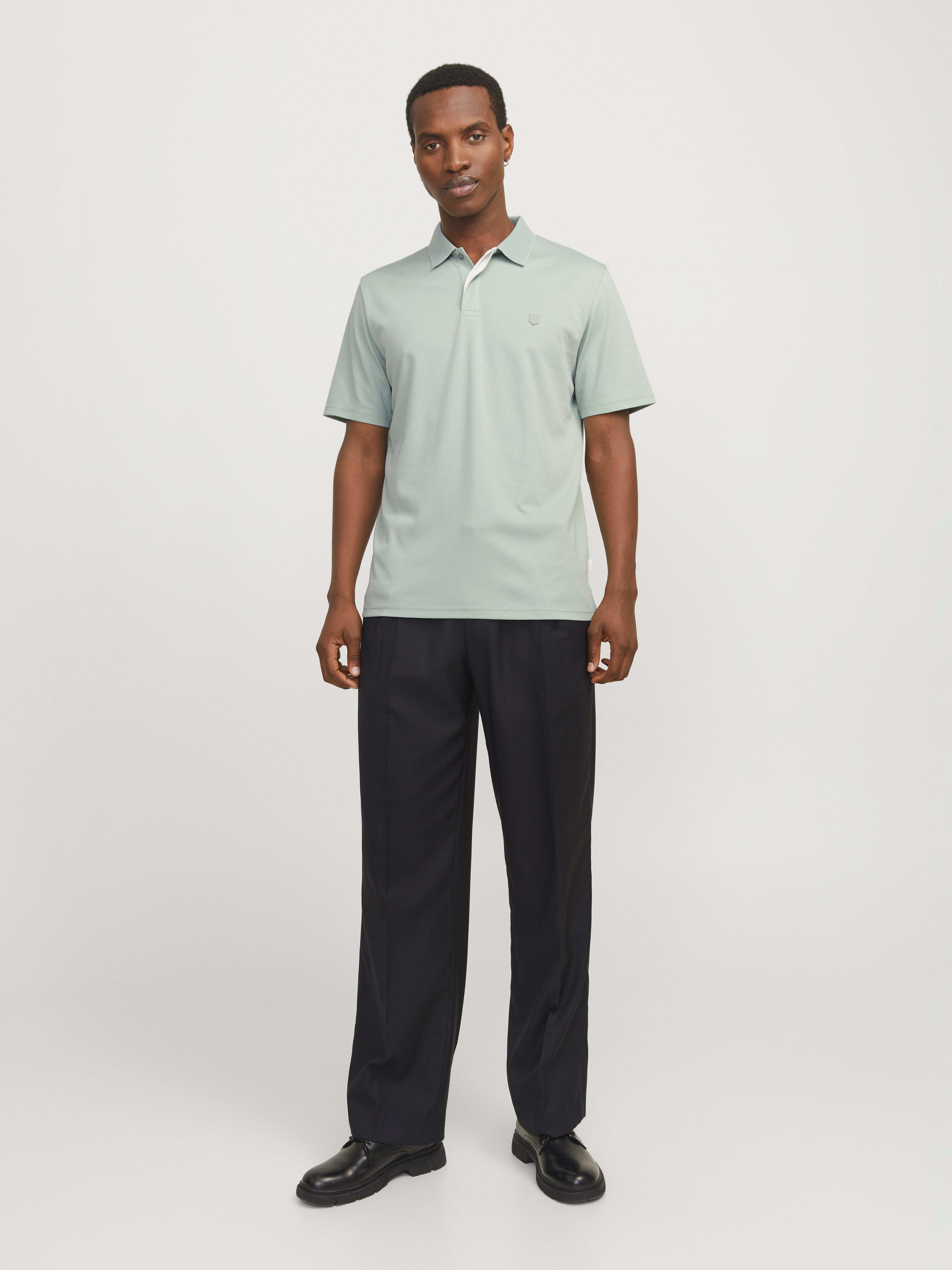 Thumbnail - Einfarbig Poloshirt