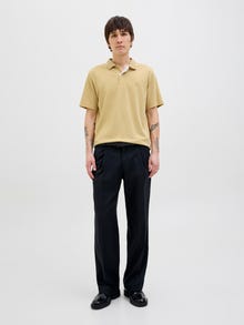 Jack & Jones Koszula polo Gładka -Beige - 12251180