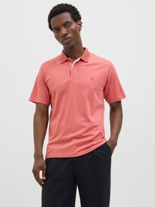 Jack & Jones Vienspalvis Marškininė apykaklė Polo -Faded Rose - 12251180