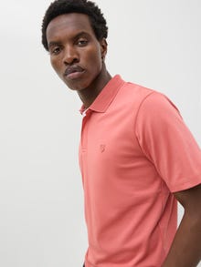 Jack & Jones Vienspalvis Marškininė apykaklė Polo -Faded Rose - 12251180