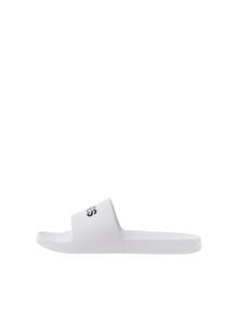 Jack & Jones Καουτσούκ Παντόφλες πισίνας -Bright White - 12251249