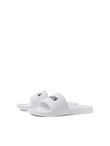Jack & Jones Pool sliders -Bright White - 12251249