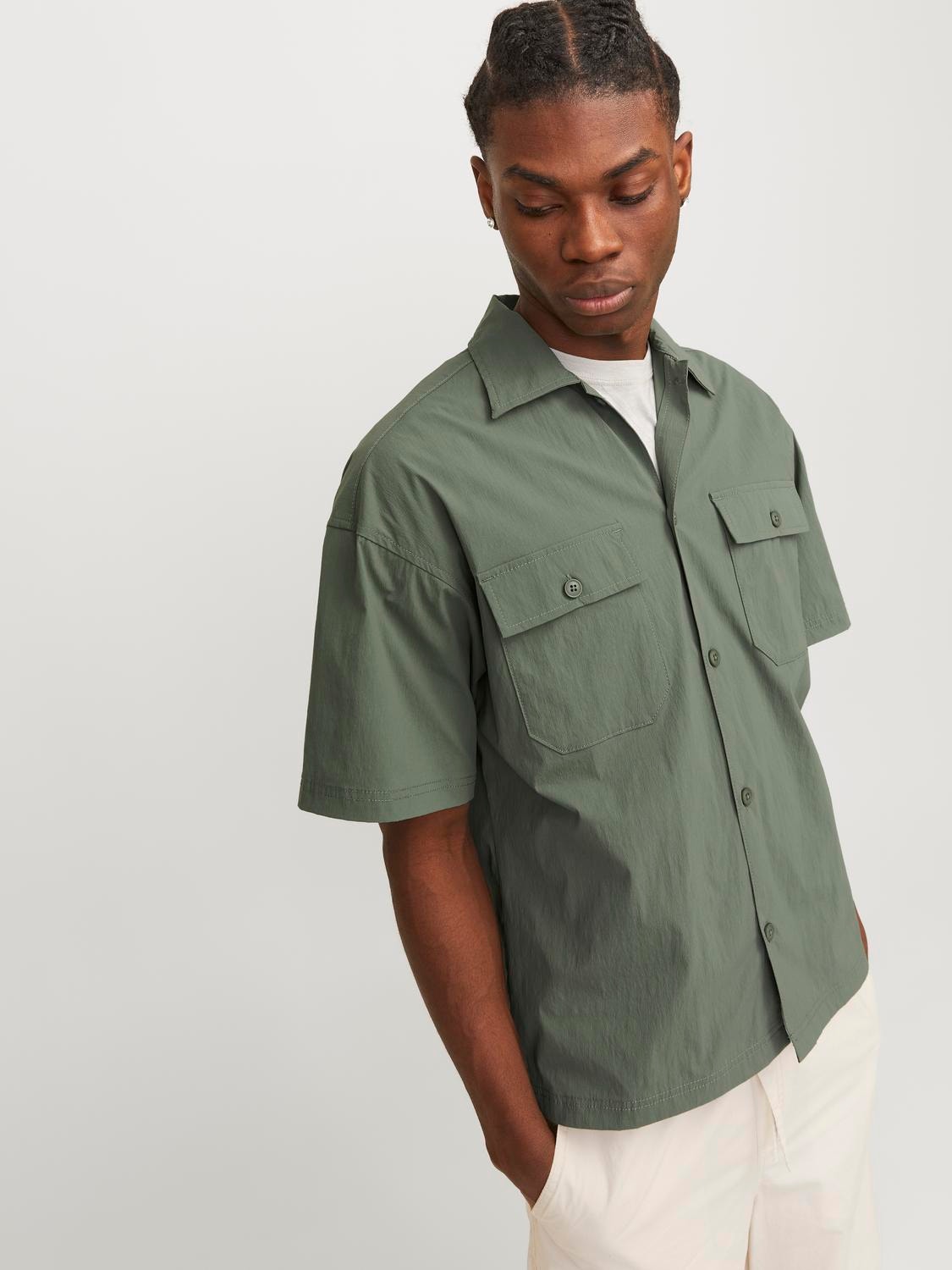 Jack & Jones Relaxed Fit Shirt -Agave Green - 12251280