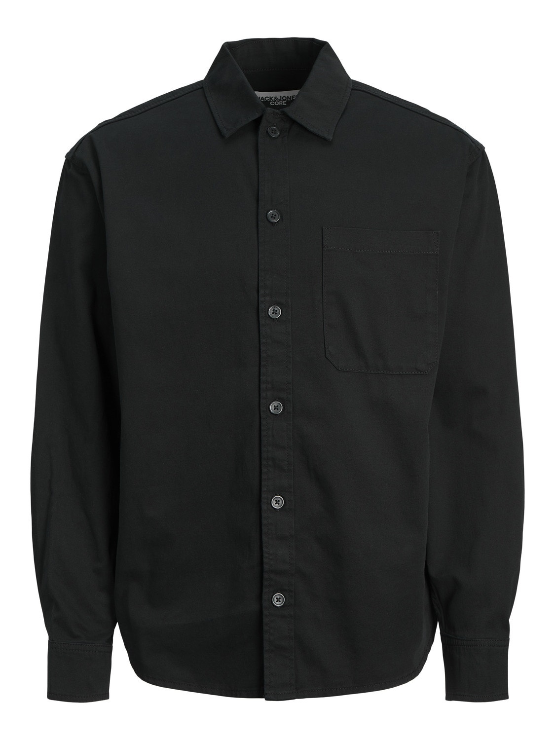 Jack & Jones Relaxed Fit Permatomi marškiniai -Black - 12251289