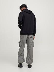 Jack & Jones Yksivärinen Huppari -Black - 12251328